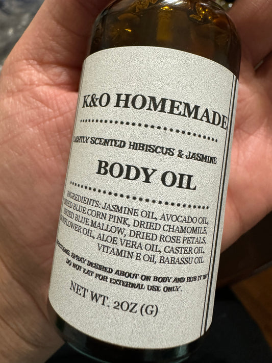 K&O Infused Botanical Body Oil