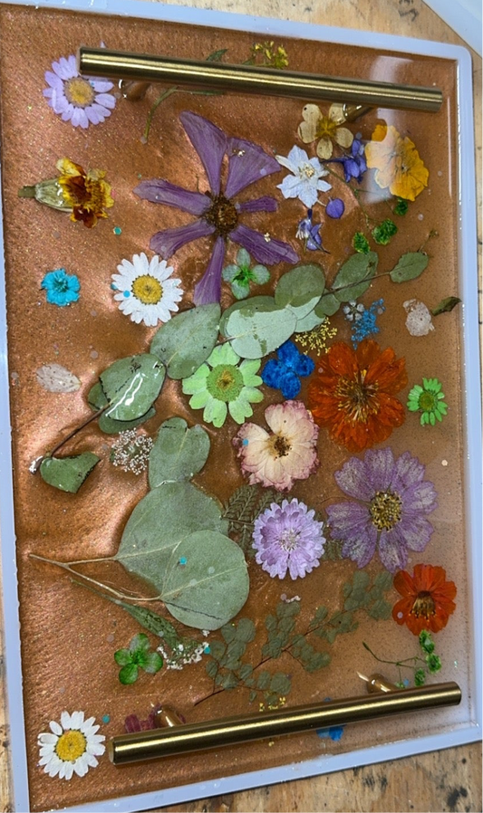 K&O Custom Resin Flower Tray
